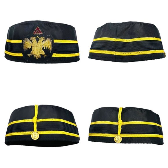Masonic 32nd Degree Vintage Scottish Rite Cap - Picture 11 of 13